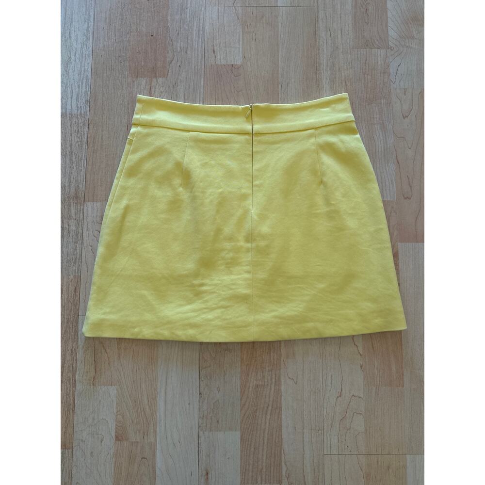 *Yellow Zara Women Mini Skirt Size M - Picture 6 of 6